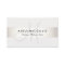 Elegant Monogram  Modern FAUX Silver Stripe White