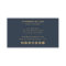 Elegant Monogram Professional Navy Blue Gold 