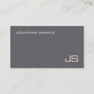 Elegant Monogram Professional Template Luxurious Business Card