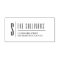 Elegant Monogram Return Address Self-inking Stamp