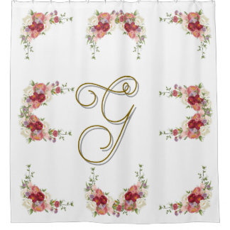 Elegant Monogram Roses Design