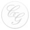 Elegant Monogram Soft Grey & White Wedding Sticker