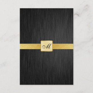 Elegant Monogram Wedding RSVP Card