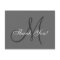 Elegant Monogram | Wedding Thank You Card