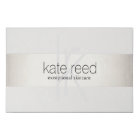 Elegant Monogram White Modern FAUX Silver Striped
