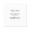 Elegant Monogram White Modern FAUX Silver Striped