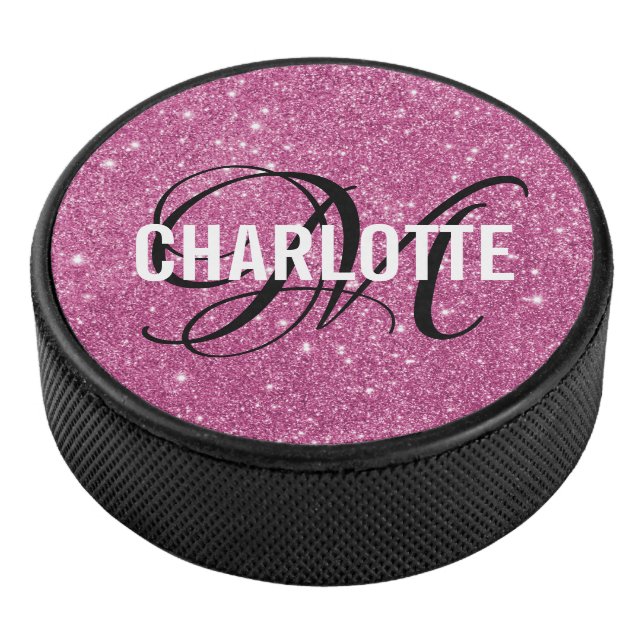 Élégant monogramme de parties scintillant rose nom (3/4/2016 12:00:00 AM)