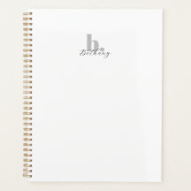 Élégant Monogramme moderne Nom du script