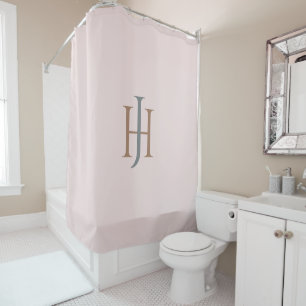 Elegant Monogrammed Blush Pink