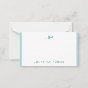 Elegant Monogrammed Modern Simple Template