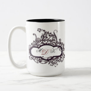 ELEGANT MONOGRAMMED MUG TEMPLATE