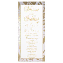 Elegant Monstera Gilded Gold Wedding