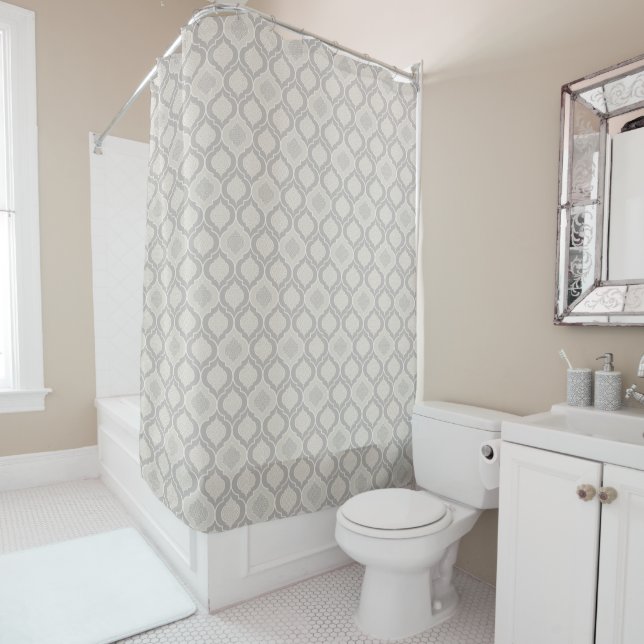 Elegant Moroccan Trellis Pattern in Neutral Tones (In Situ)