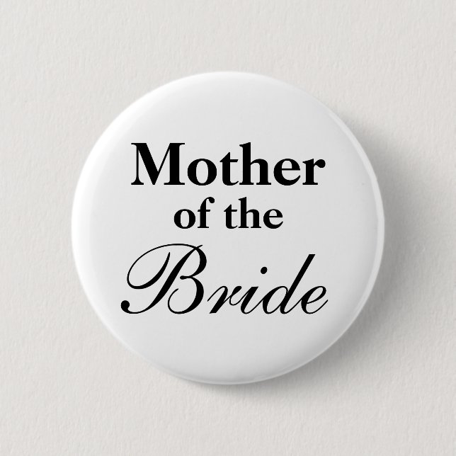 Elegant Mother of the bride buttons (Front)