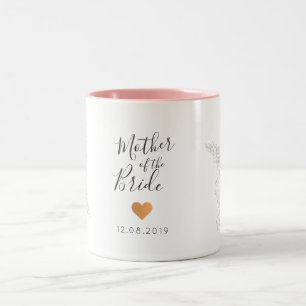 Elegant Mother of the Bride Two-Tone Mug