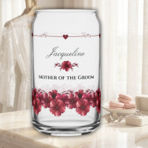 Elegant Mother of the Groom Burgundy Wedding