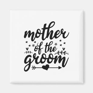 Elegant Mother Of The Groom Wedding Marriage Mom Magnet