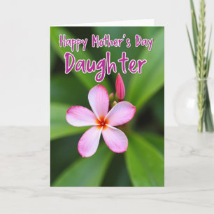 Elegant Mothers Day Daughter Card