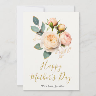 Elegant Mother's Day Floral Greeting Card