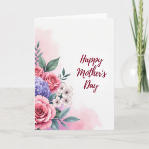 Elegant Mothers Day Script Love Card