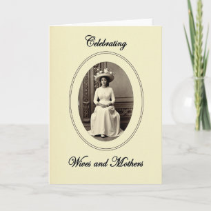 Elegant Mothers Day Woman Card