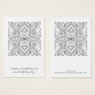 Élégant Motif Floral Abstrait