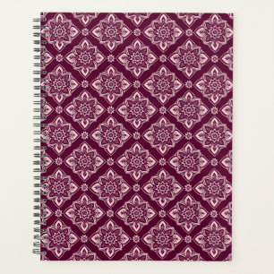 Élégant motif floral géométrique Vintage