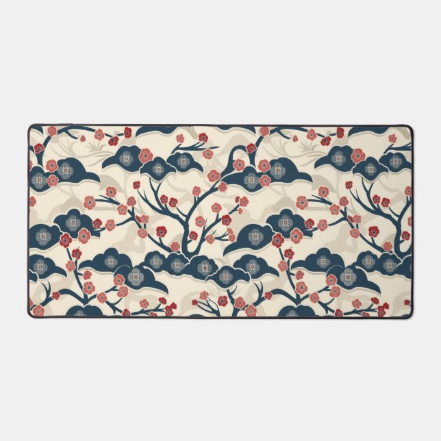 Élégant Motif sans couture en fleur de cerisier (2 (Recto)
