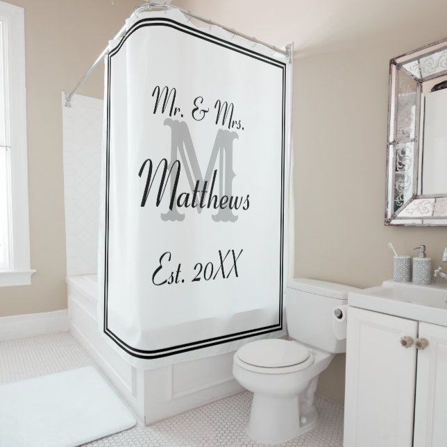 Elegant Mr and Mrs Monogram (In Situ)