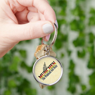 Elegant Munich Bavaria Germany Keychain