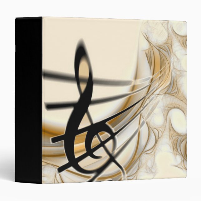 Elegant Musical  Binder (Front/Spine)