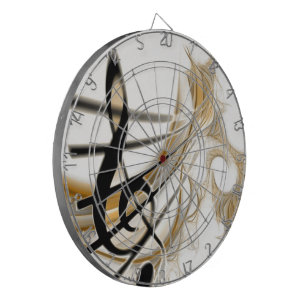Elegant Musical Note Dartboard