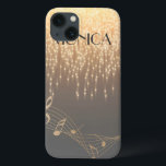Elegant Musical Note sparkle confetti iPhone 13 Case<br><div class="desc">Musical Note Luxury design. You are welcome to visit my store for more beautiful products.</div>