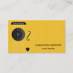 Elegant Musician Business Card