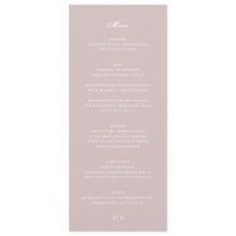 Elegant Musk Pink White Monogram Wedding