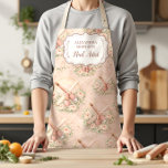 Elegant Nail Salon Floral Business Apron<br><div class="desc">An elegant and feminine business design featuring delicate blush florals combined with stylish nail polish illustrations. The soft vintage-inspired palette and romantic botanical details create a luxurious beauty aesthetic perfect for modern nail artists and beauty professionals. The refined frame and floral elements give the design a boutique, high-end feel that...</div>