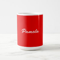 Elegant Name Minimalist Classical Warm Red