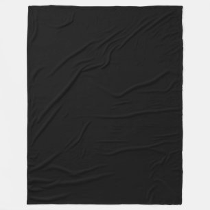 Elegant Name & Monogram   Black, White & Grey Fleece Blanket