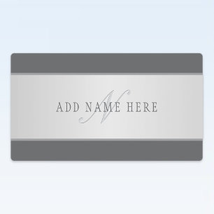 Elegant Name & Monogram Lettering (or other text)