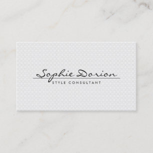 ELEGANT NAME ON VINTAGE PATTERN II Business Card