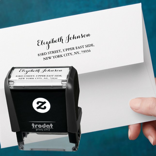 Elegant Name Return Address Create Make Design DIY Self-inking Stamp (Elegant Name Return Address Create Make Design DIY Self-inking Stamp)