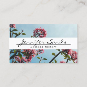 ELEGANT NAME with CHERRY BLOSSOMS II Business Card