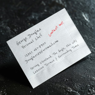 Elegant Napkin Background Flyer Template