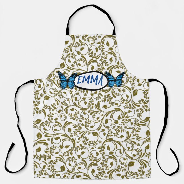 Elegant Nature Inspired Beauty Apron (Front)
