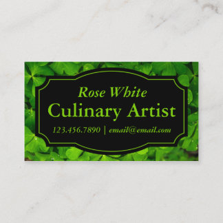 Elegant Nature Inspired Business Card