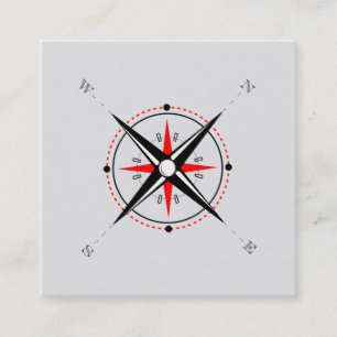 Elegant Nautical Compass  Business Card