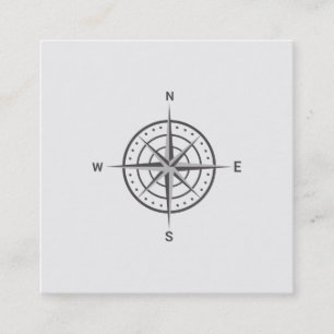 Elegant Nautical Compass  Business Card