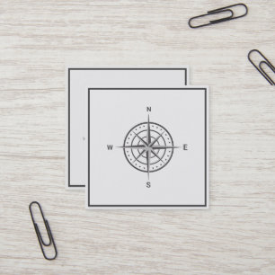 Elegant Nautical Compass  Business Card