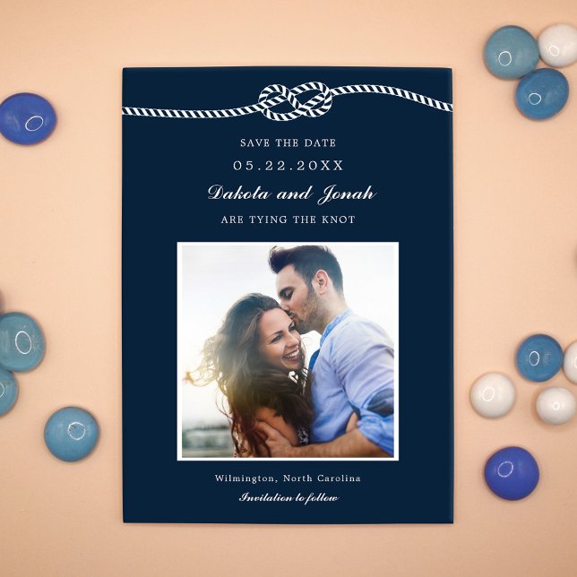 Elegant Nautical Knot Save the Date (Creator Uploaded)