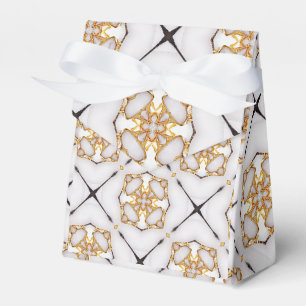 Elegant Nautical Navy and White Favor Box